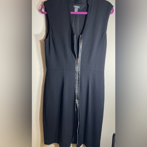Kenneth Cole Reaction Zip Front Dress. Size 12. Black. Full length zipper. EUC - Picture 5 of 7